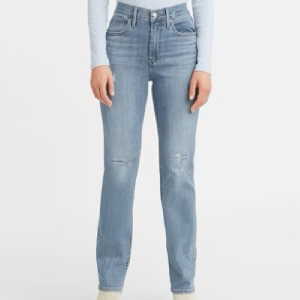 Levi’s High Rise Straight Jeans
